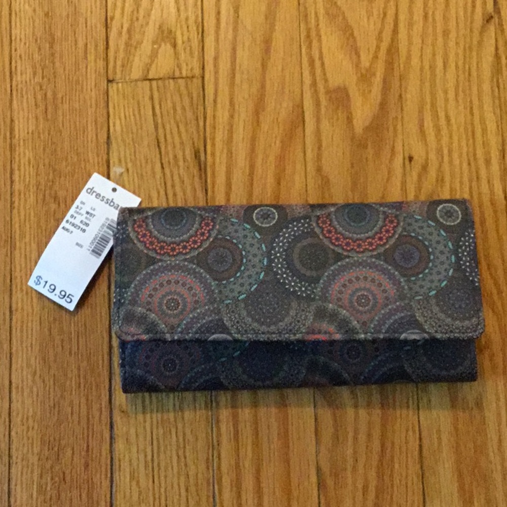Trifold Dressbarn Wallet Multi Color